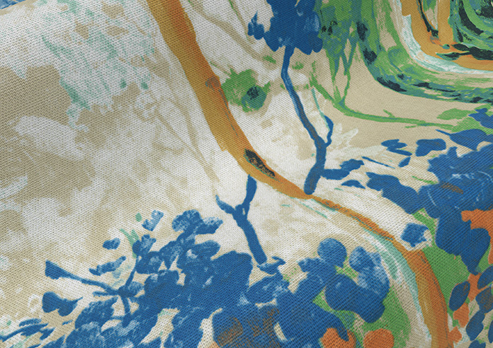 Silver Birch, Sapphire - Roman Blind - Image 4
